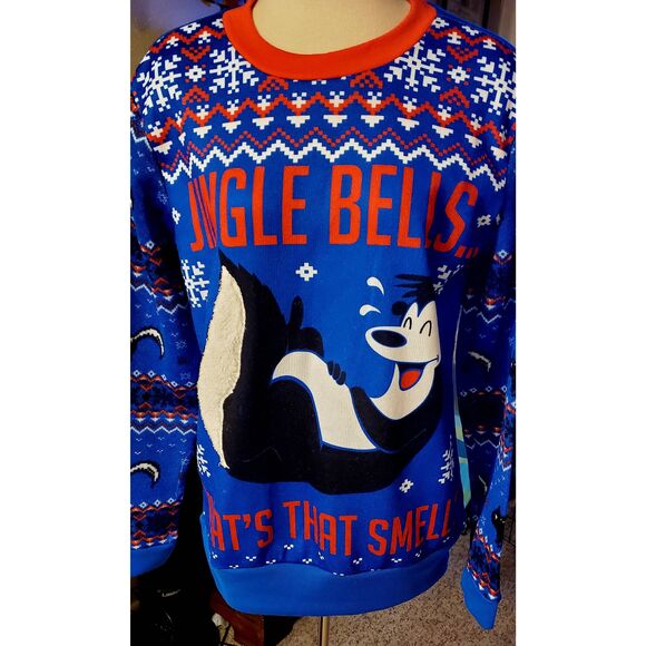 NWOT MAD ENGINE CHRISTMAS SWEATER - Picture 2 of 5